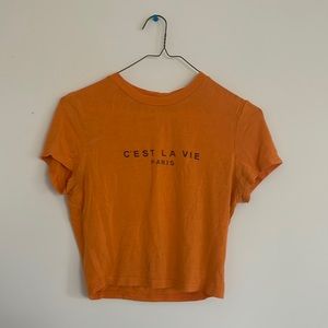 Shein Women’s Orange Crop Top